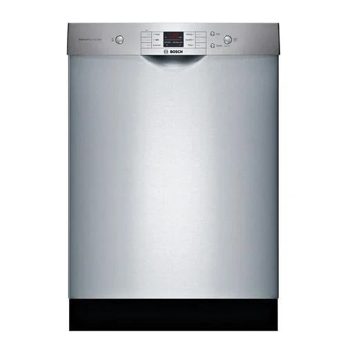 Bosch 100 Series PureDry 50-Decibel Front Control 24-in Built-In Dishwashers (Fingerprint-Resistant Stainless Steel) ENERGY STAR