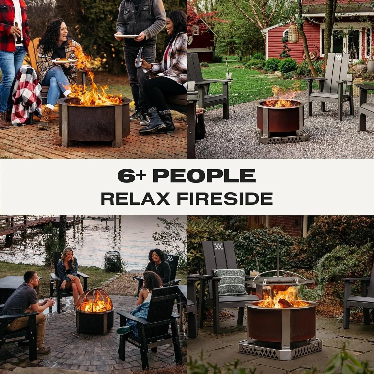 Breeo X Series 24 Smokeless Fire Pits.