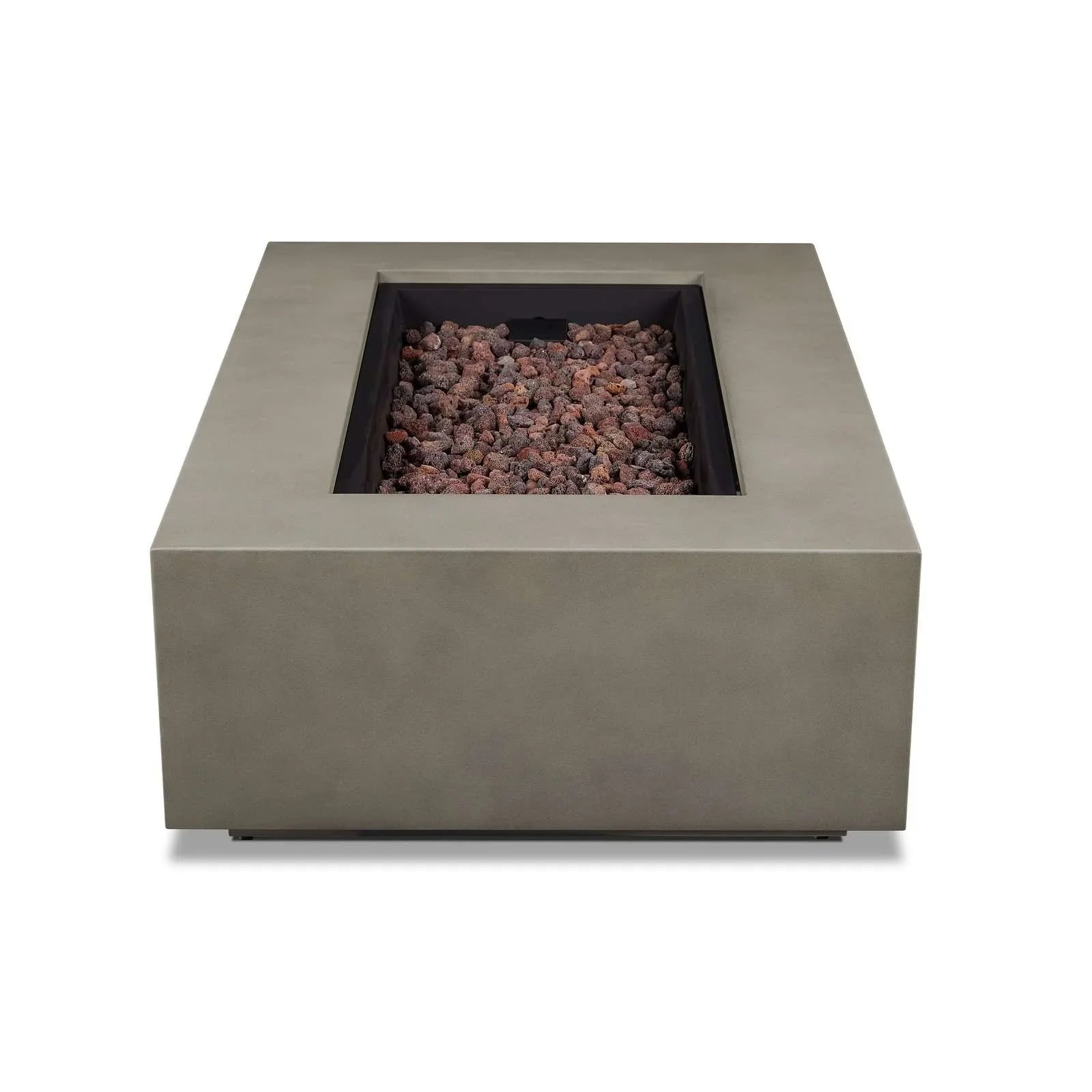 Real Flame Aegean 50″ Rectangle Propanes Gas Outdoor Fire Tables
