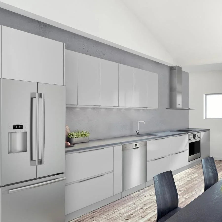 Bosch 100 Series PureDry 50-Decibel Front Control 24-in Built-In Dishwashers (Fingerprint-Resistant Stainless Steel) ENERGY STAR