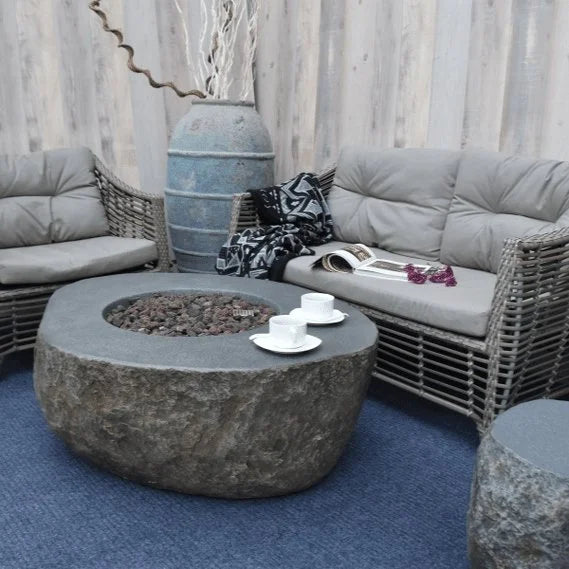 Elementi Boulder Outdoor Fire Pits Tables