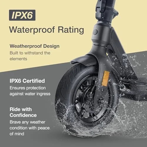 Electric Scooter – VX2 PRO Swiss Engineered Electric Scooters for Adults – 1300W Peak Power 22, 28, 37-Mile Ranges, IPX6 Water Resistant Fast Electrics Scooter – 24 Months Supports
