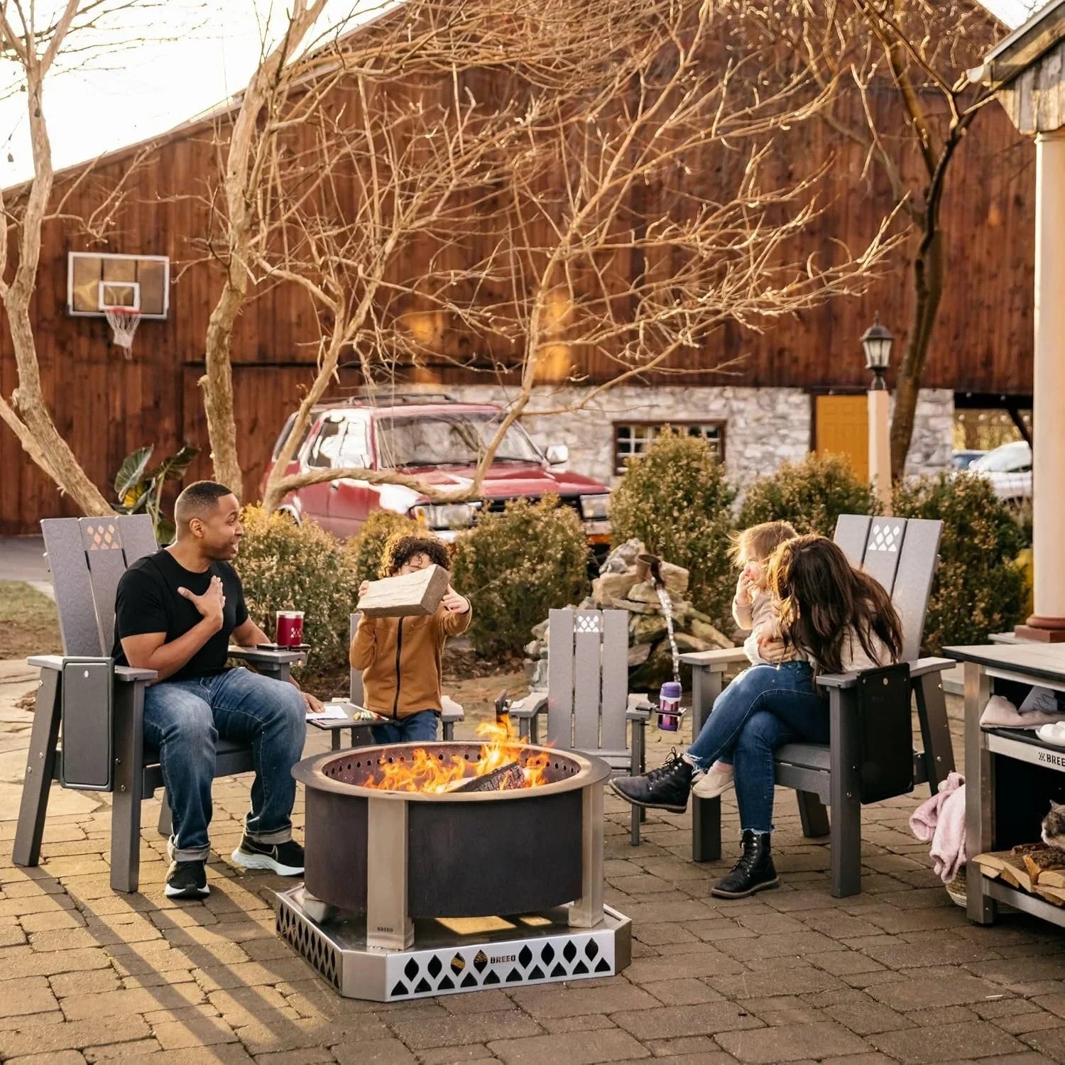 Breeo X Series 30 Smokeless Fire Pits.