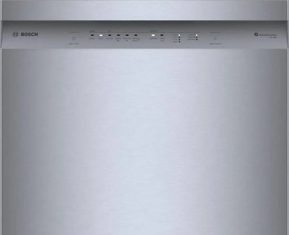 Bosch SHE41CM5N 300 Series 24″ Dishwashers 48 db – Recessed Handle, Stainless Steels