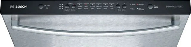 Bosch® Ascenta® Series 24″ Stainless Steels Built In Dishwashers