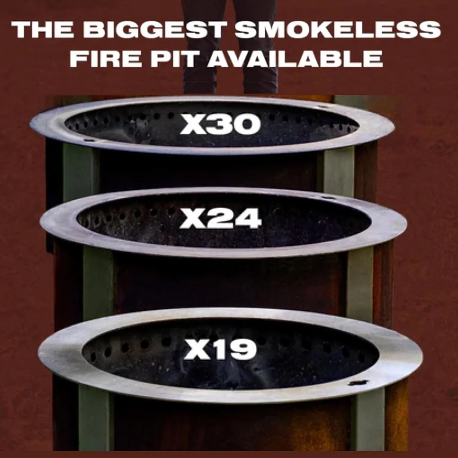 Breeo X Series 30 Smokeless Fire Pits.
