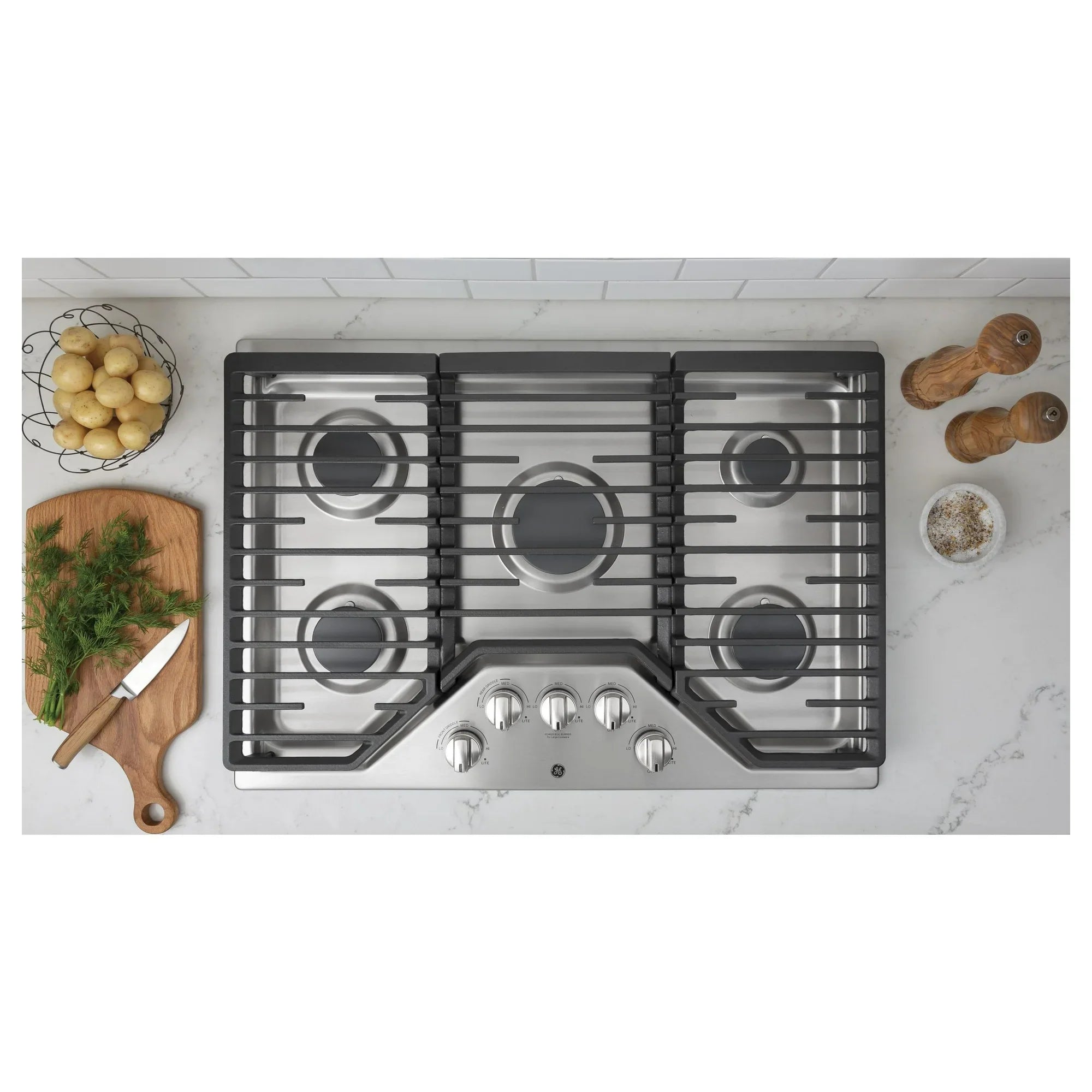 GE 30-Inch Built-In Gas Cooktops JGP5030SLSS