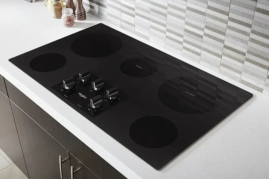 Whirlpool 36-Inch Electric Ceramic Glass Cooktops WCE55US6HB
