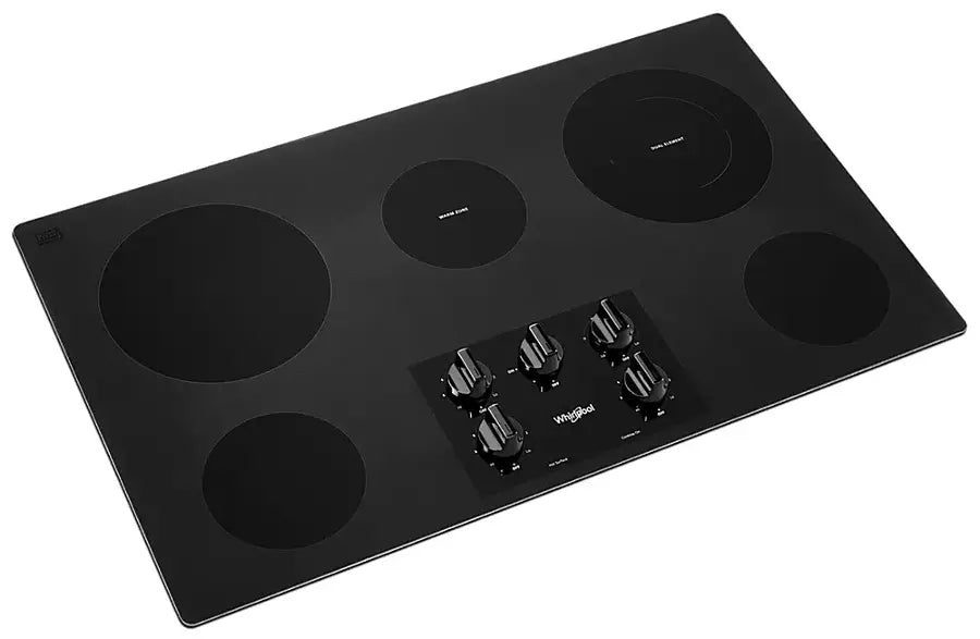 Whirlpool 36-Inch Electric Ceramic Glass Cooktops WCE55US6HB
