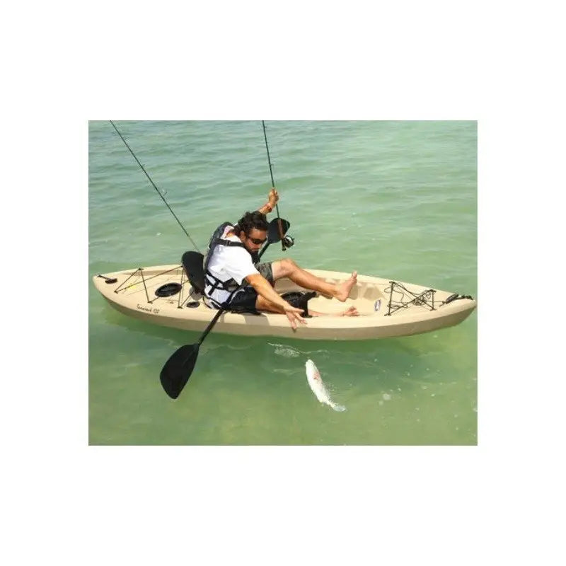 Lifetime Muskie 120 Sit-On-Top Angler Kayaks w/ Paddle