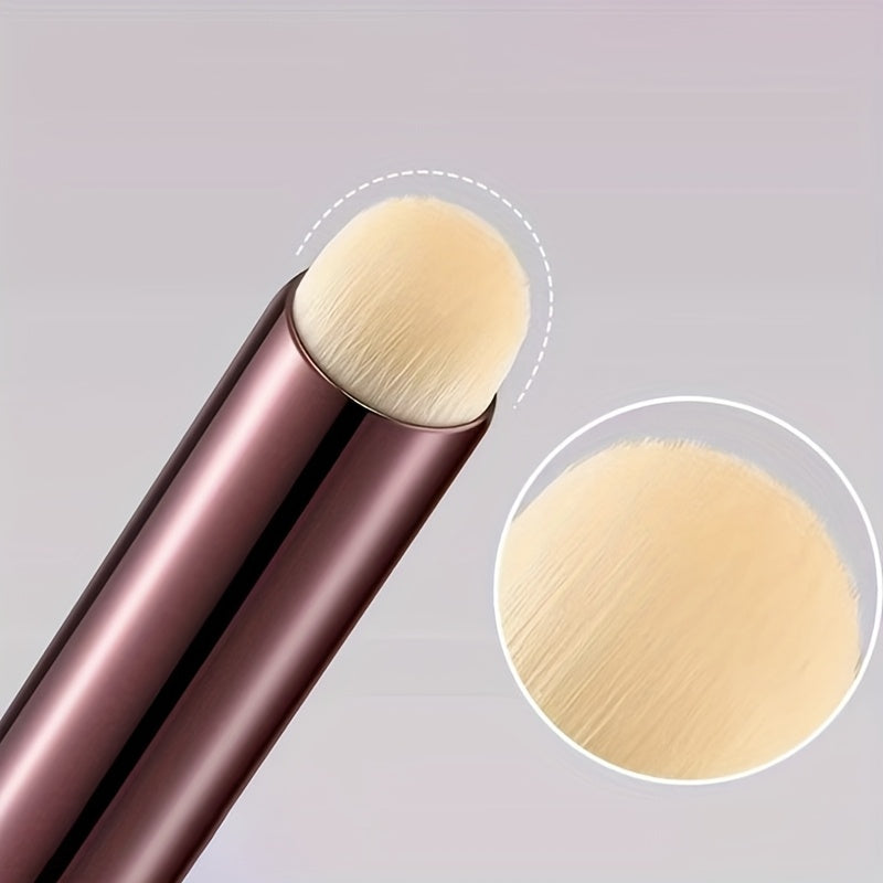 Concealer And Brush 2pcs Set, 3-Color Concealer Palette - Waterproof, Long-Lasting Coverage For, Redness, And Dark Circles - Beauty Makeup Tool