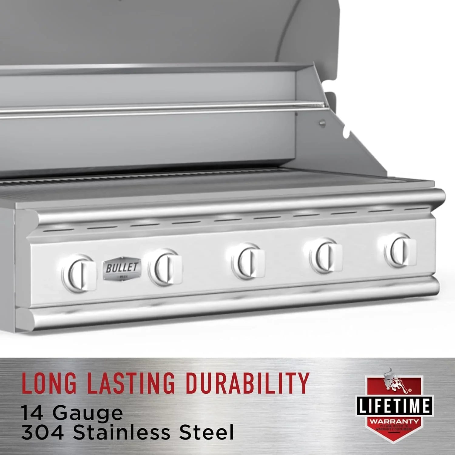 Bull Outlaw 30 inch 4 Burner Built in Natural Gas Grill