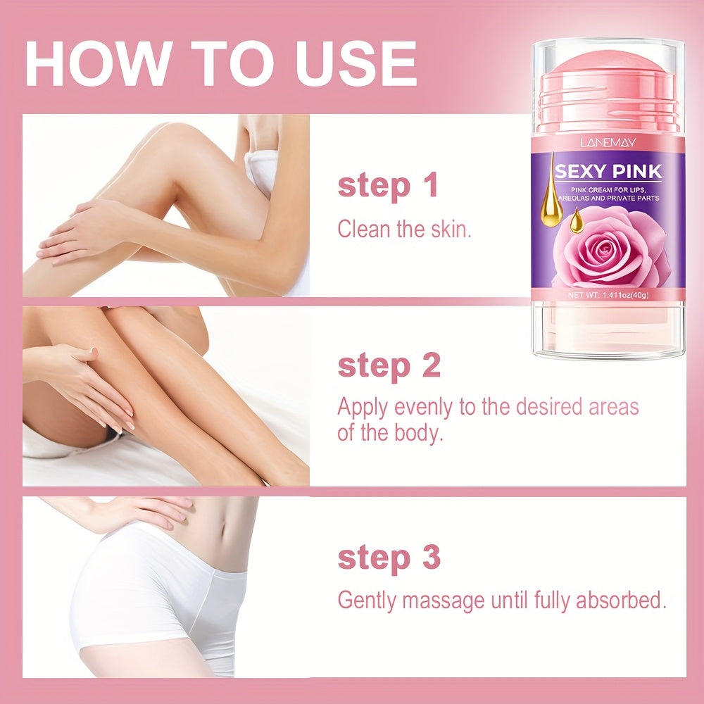 Woman's Secret Cream with Vitamin & Rose - Make the Skin Bright and Translucent, Improve Rough Skin - Suitable for Various Parts