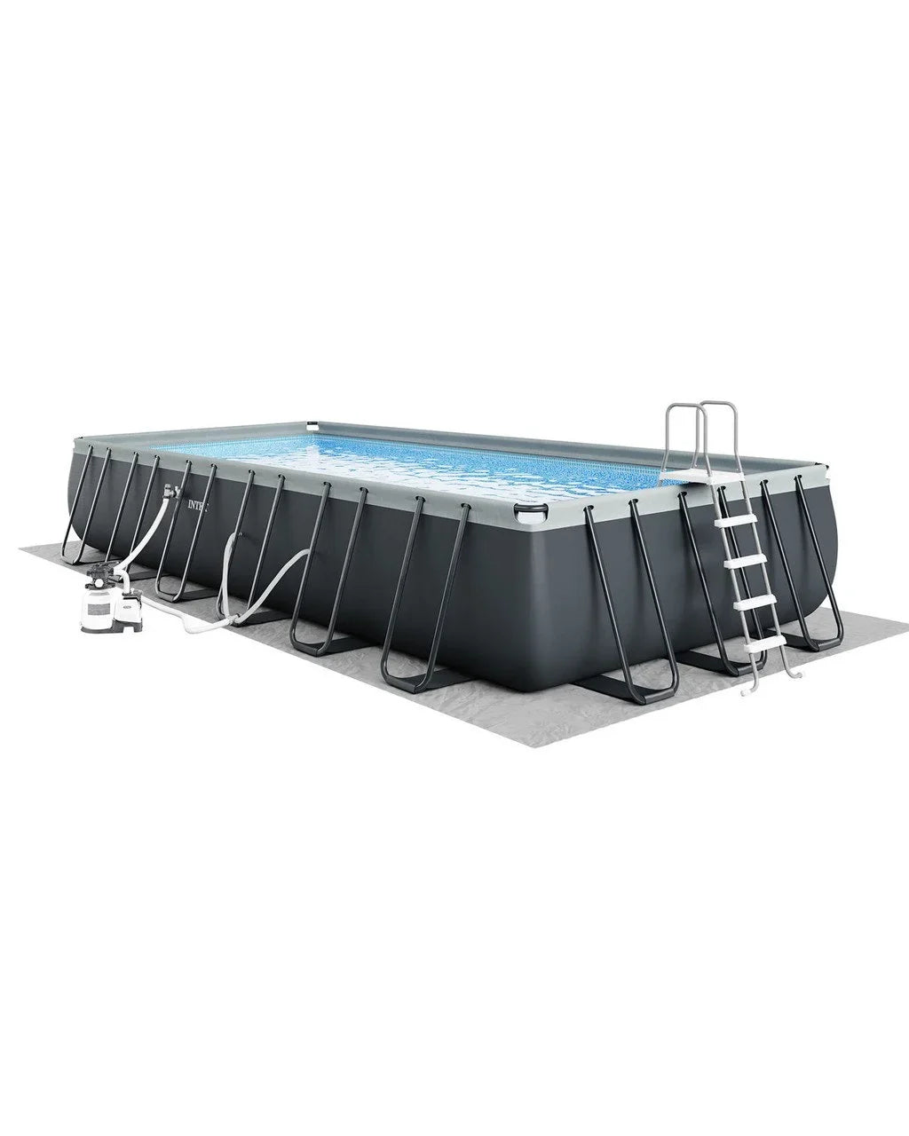 Intex Ultra Frame Rectangular Above Ground Swimming Pool Sets