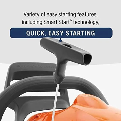 Husqvarna 460 Rancher Gas Powered Chainsaw, 60.3-cc 3.6-HP, 2-Cycle X-Torq Engine, 24 Inch Chainsaw with Automatic Adjustable Oil Pump, For Wood Cutting, Tree Trimming and Land Clearings