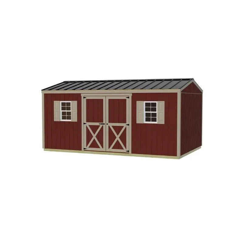 Best Barns Handmade Haven 10×12 Wood Shed Kit – Gable Roof, Eave Doosr (HHAVDE12)