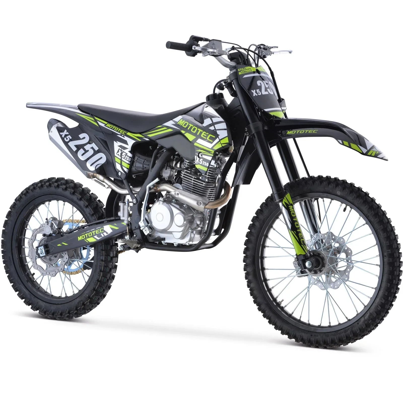 MotoTec X5 250cc 4-Stroke Gas Dirt Bikes