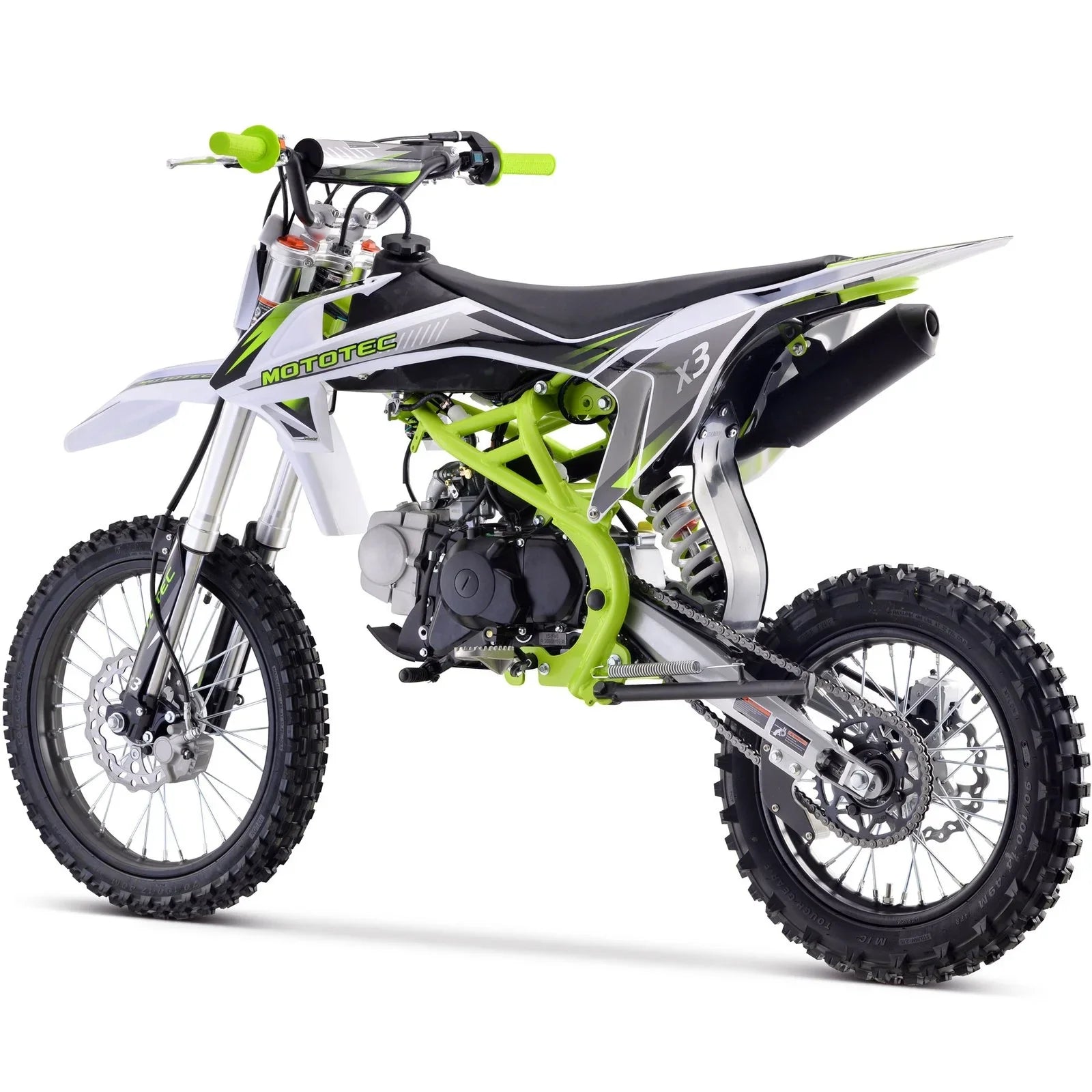 MotoTec X3 125cc 4-Stroke Gas Dirt Bikes