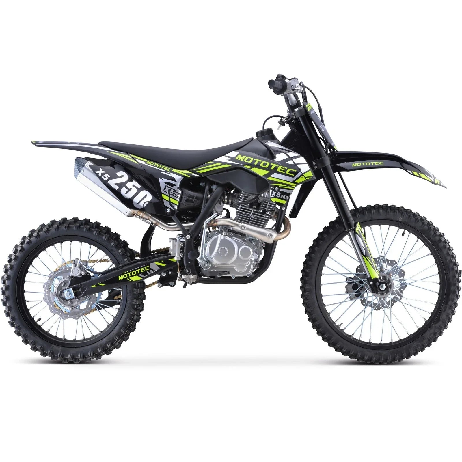 MotoTec X5 250cc 4-Stroke Gas Dirt Bikes