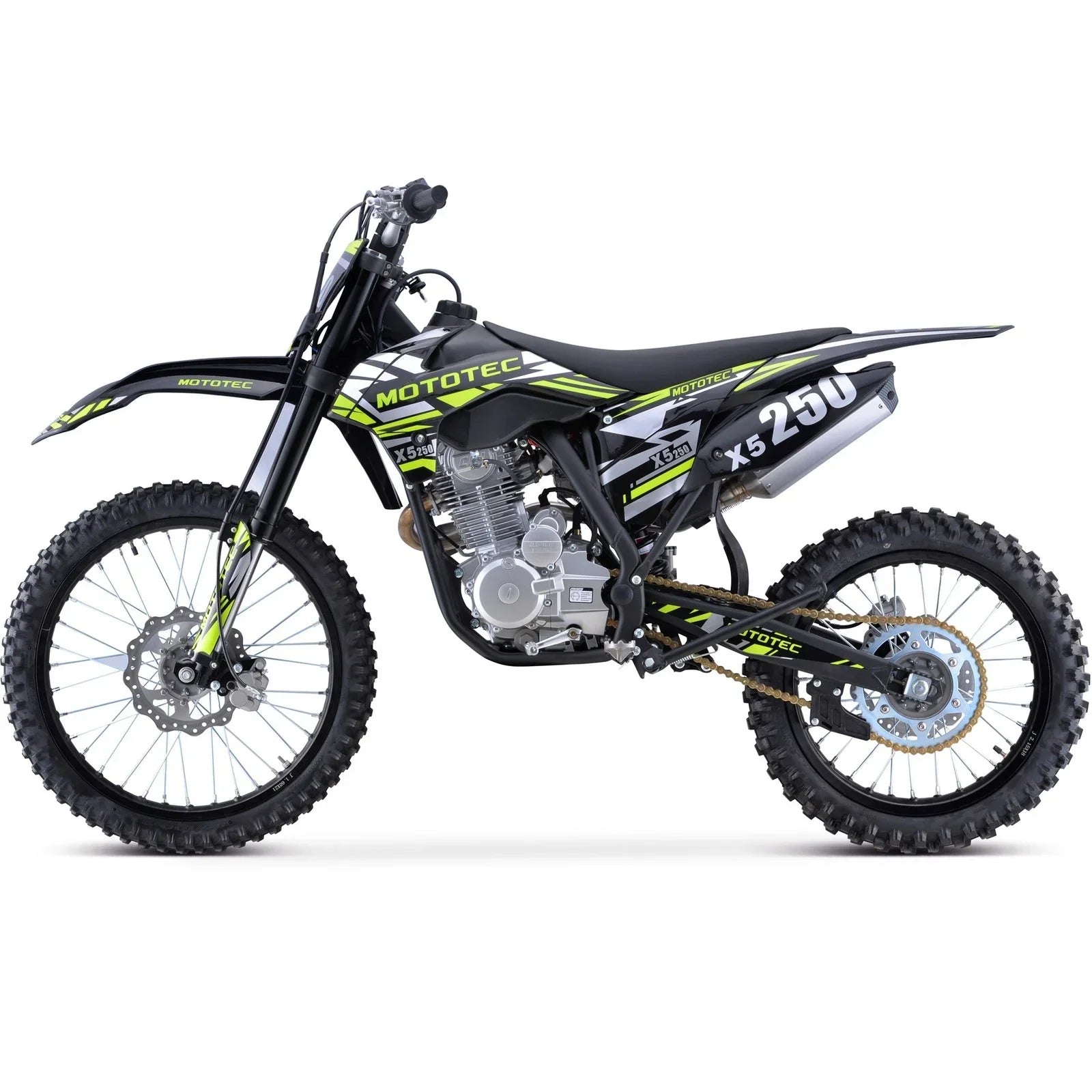 MotoTec X5 250cc 4-Stroke Gas Dirt Bikes