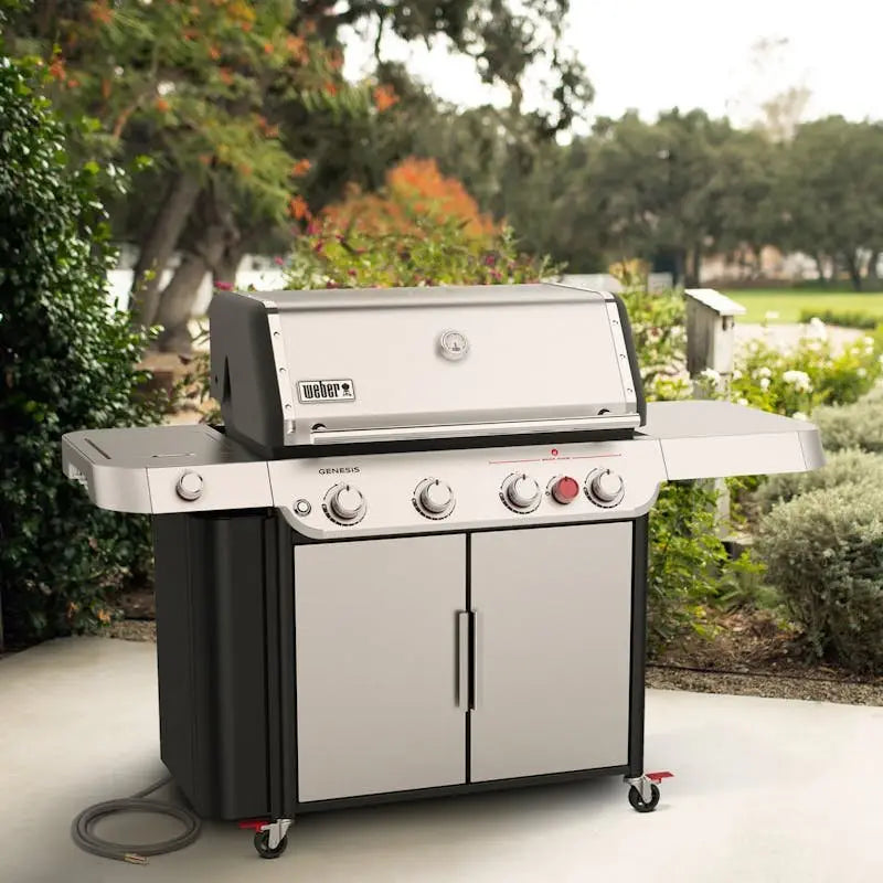 Weber Grills Genesis 4-Burner Smart Freestanding Natural Gas Grills