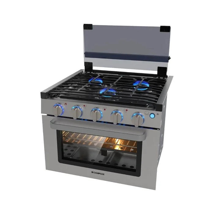 Camplux 17″ RV Oven with 3 Burners Cooktops