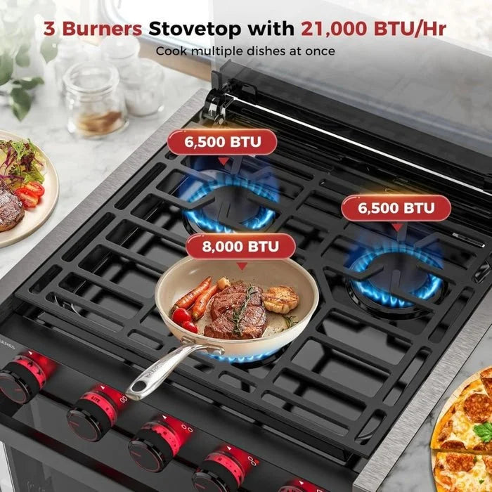CAMPLUX 2-in-1 RV Propane Oven Stoves