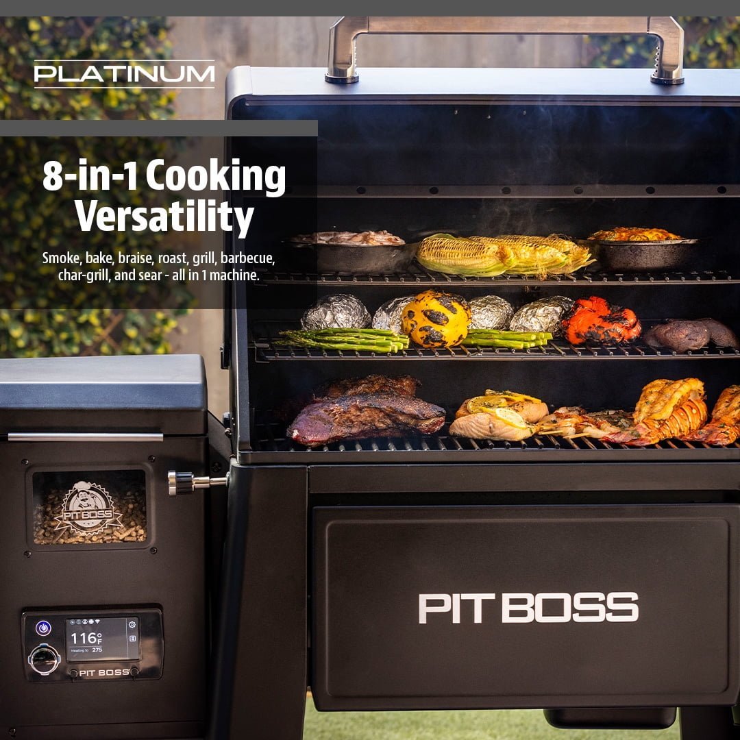Pit Boss Platinum 1250 Connected Wood Pellet Grills