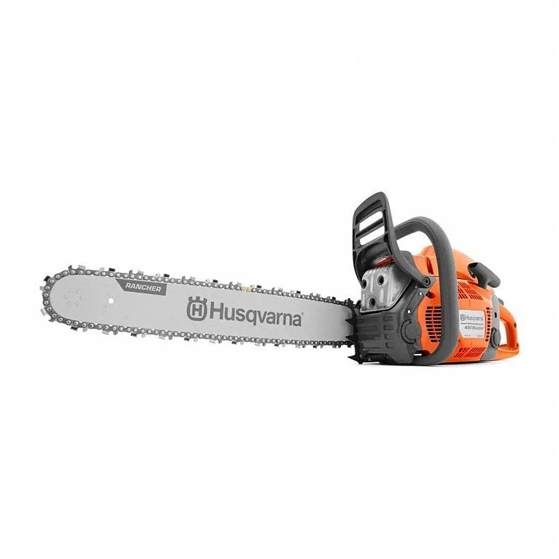 HUSQVARNA Gas-Powered Chainsaw: 20 in BarsLg, Rear Handle, Auto Chains Oiler, 3.5 hp Horsepower