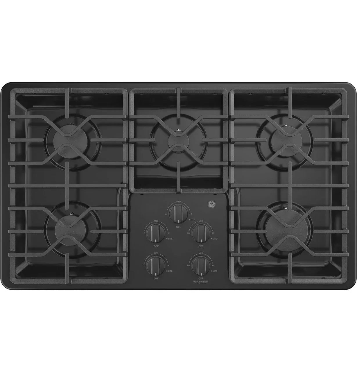 GE 36″ Built-in Gas Cooktops JGP3036DLBB
