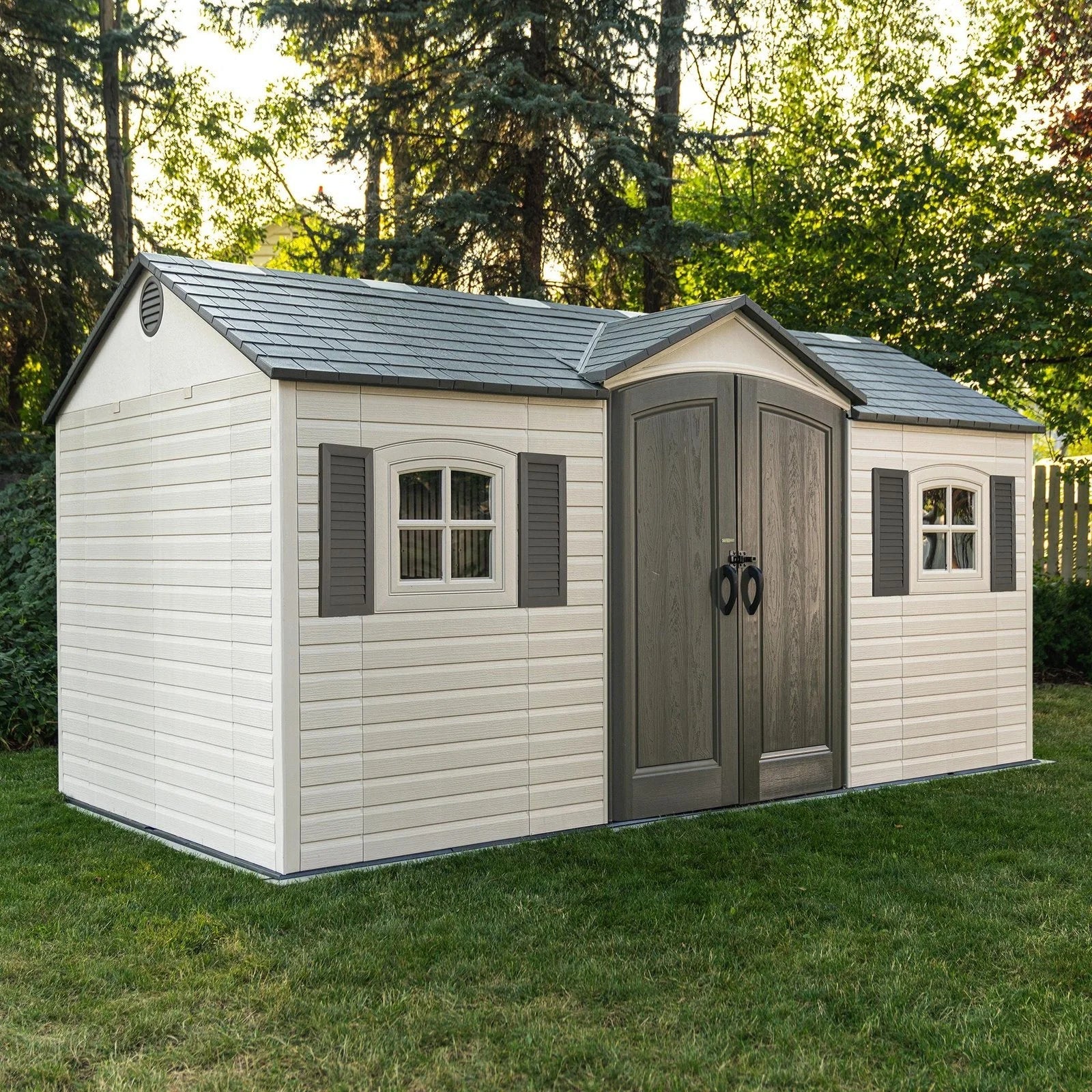 Lifetime 15′ x 8′ Outdoor Storage Sheds